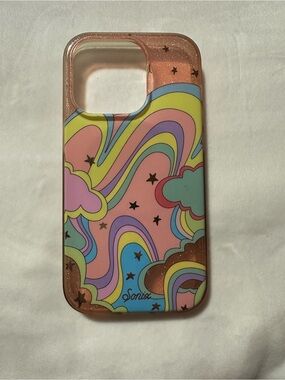 Sonix Pink Rainbow Cloud iPhone 14 Pro Magsafe Case